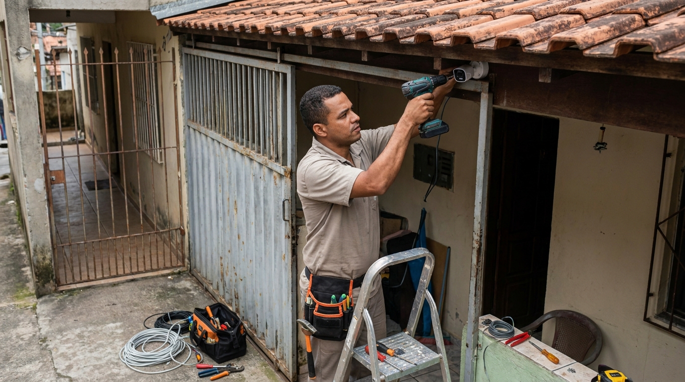 Instalação de Câmera Residencial em Montes Claros‑MG