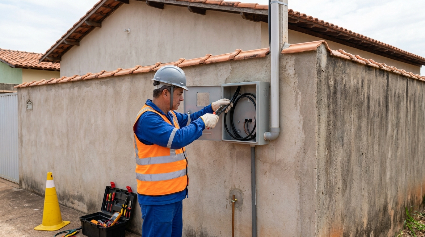 Substituição de Caixa de Medição em Montes Claros‑MG